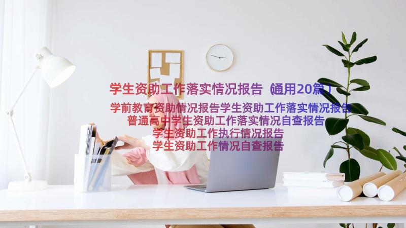 学生资助工作落实情况报告（通用20篇）