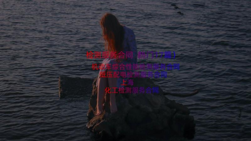 检测服务合同（热门17篇）