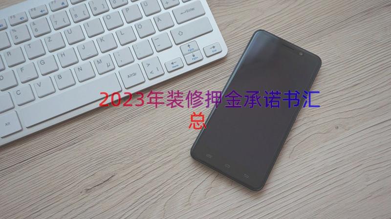 2023年装修押金承诺书（汇总18篇）