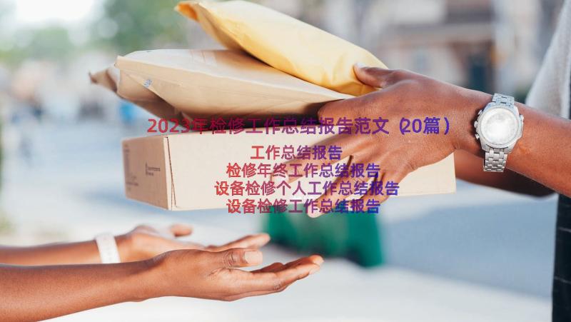 2023年检修工作总结报告范文（20篇）