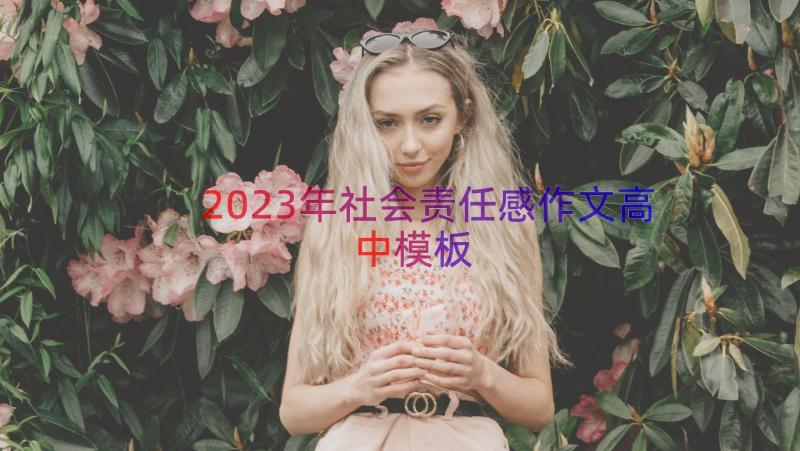 2023年社会责任感作文高中（模板12篇）