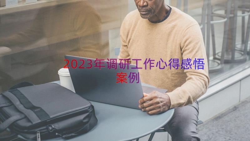 2023年调研工作心得感悟（案例12篇）