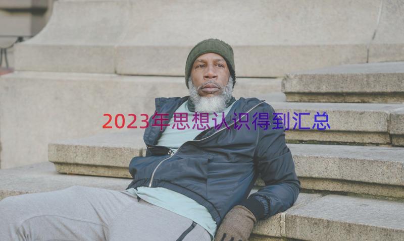 2023年思想认识得到（汇总13篇）