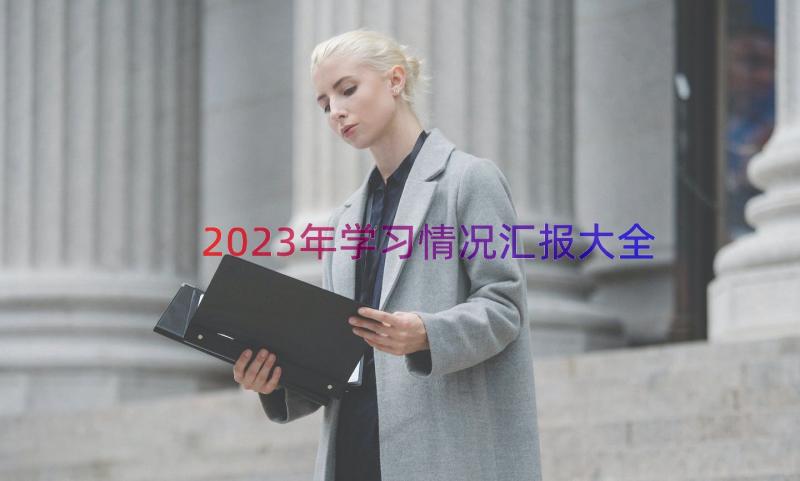 2023年学习情况汇报大全（15篇）