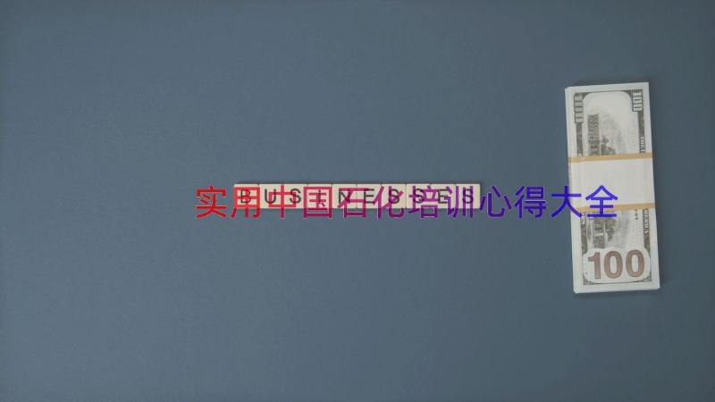 实用中国石化培训心得大全（12篇）