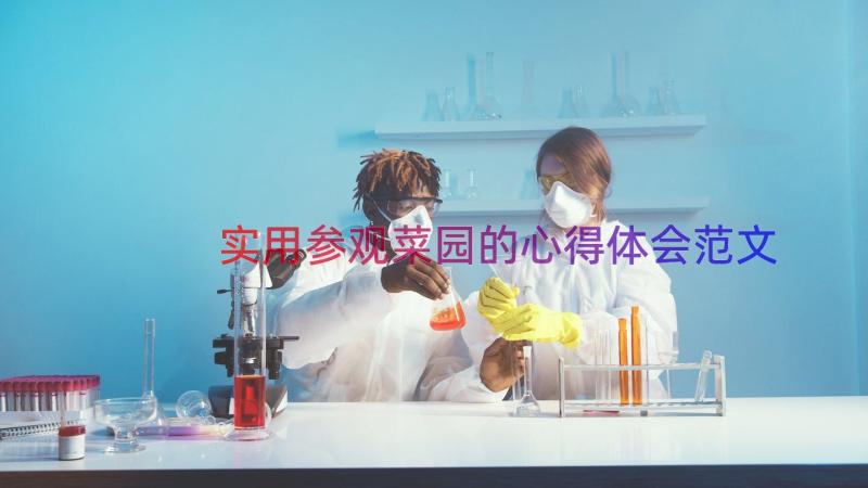 实用参观菜园的心得体会范文（16篇）