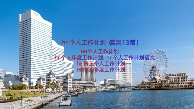 hr个人工作计划（实用13篇）