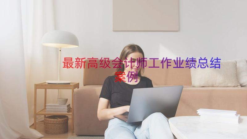 最新高级会计师工作业绩总结（案例18篇）