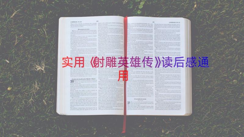 实用《射雕英雄传》读后感（通用14篇）