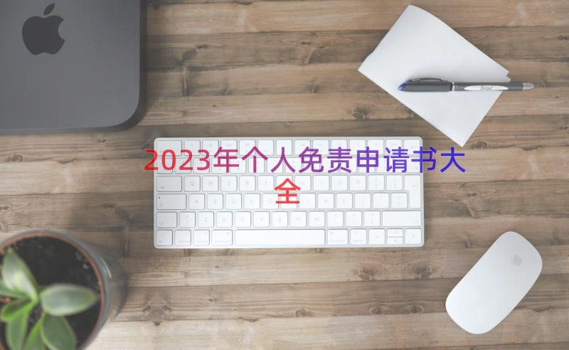 2023年个人免责申请书大全（14篇）