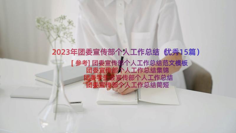 2023年团委宣传部个人工作总结（优秀15篇）