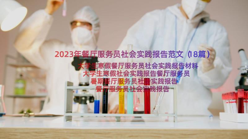 2023年餐厅服务员社会实践报告范文（18篇）