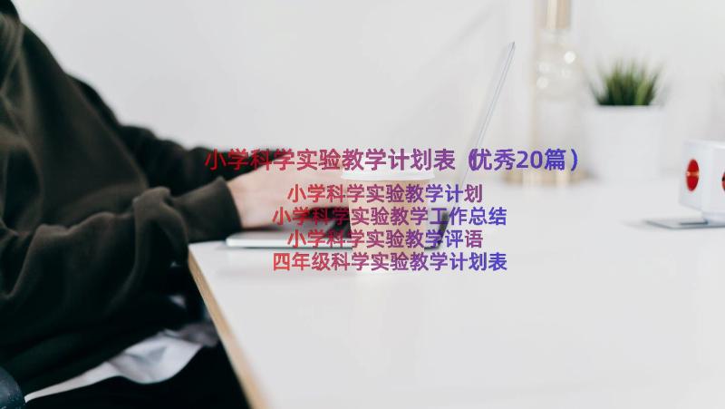 小学科学实验教学计划表（优秀20篇）