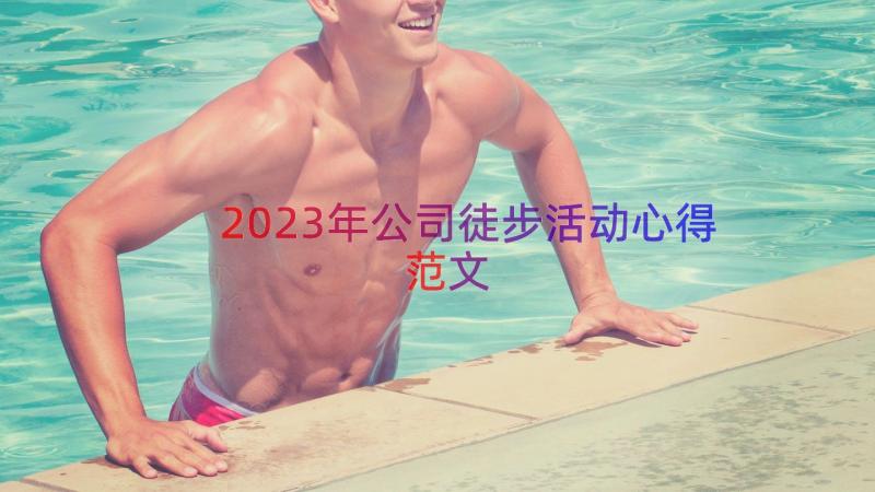 2023年公司徒步活动心得范文（13篇）