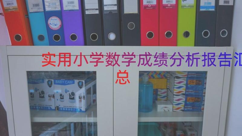 实用小学数学成绩分析报告（汇总13篇）