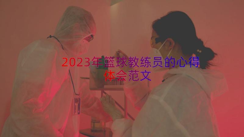 2023年篮球教练员的心得体会范文（16篇）