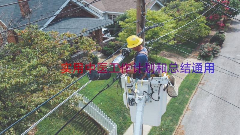 实用中医工作计划和总结（通用17篇）