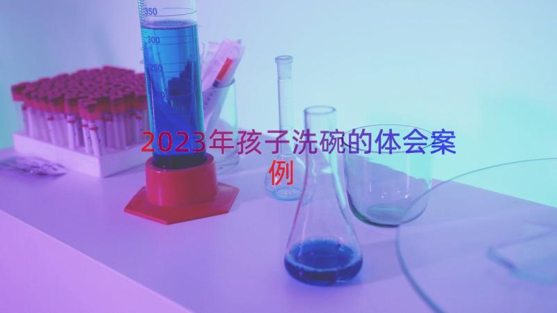 2023年孩子洗碗的体会（案例16篇）