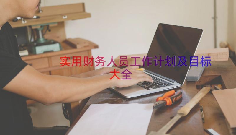 实用财务人员工作计划及目标大全（15篇）