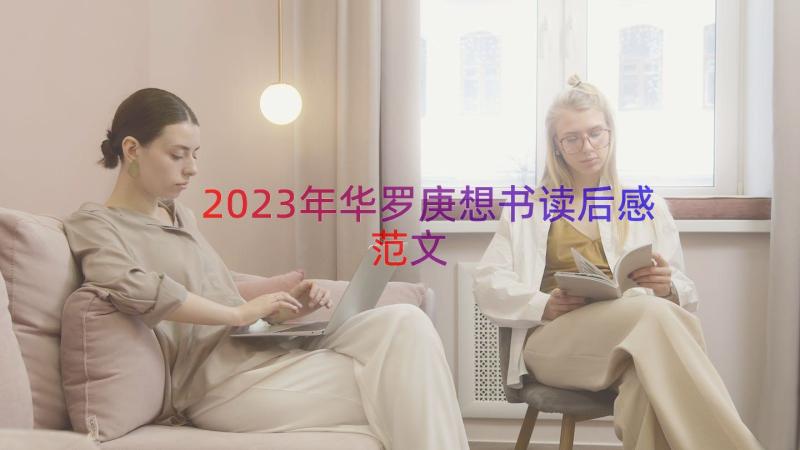 2023年华罗庚想书读后感范文（16篇）