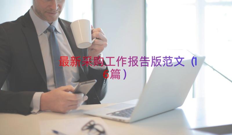 最新采购工作报告版范文（16篇）