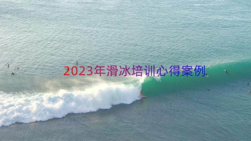 2023年滑冰培训心得（案例17篇）