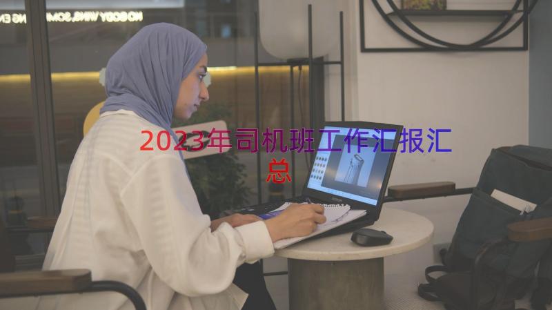 2023年司机班工作汇报（汇总12篇）