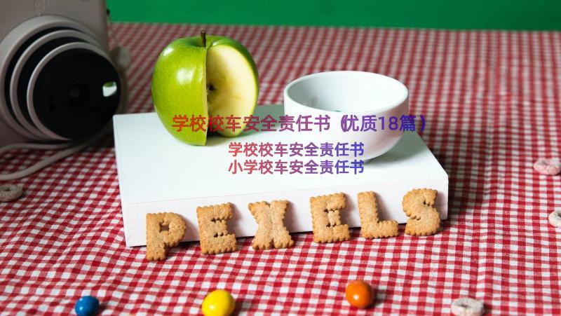 学校校车安全责任书（优质18篇）