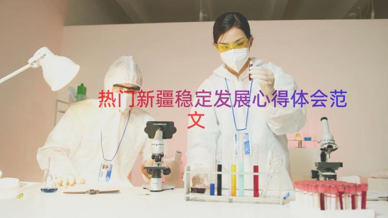 热门新疆稳定发展心得体会范文（14篇）