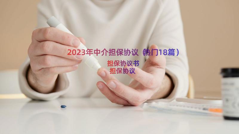 2023年中介担保协议（热门18篇）