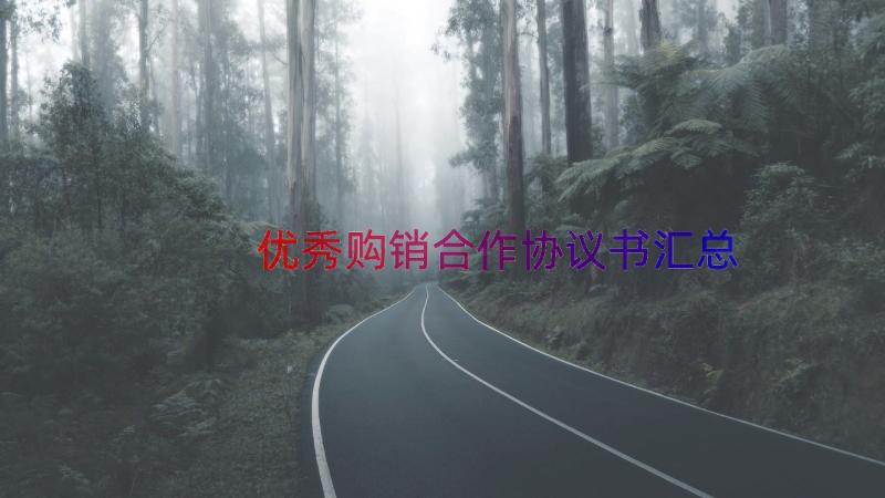 优秀购销合作协议书（汇总15篇）