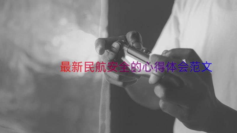 最新民航安全的心得体会范文（13篇）