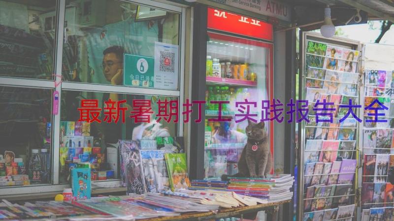 最新暑期打工实践报告大全（19篇）