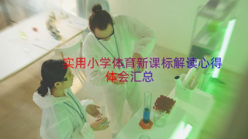 实用小学体育新课标解读心得体会（汇总15篇）