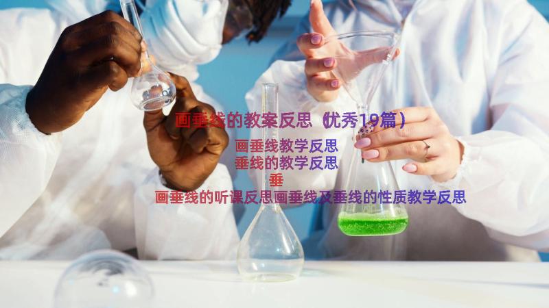 画垂线的教案反思（优秀19篇）