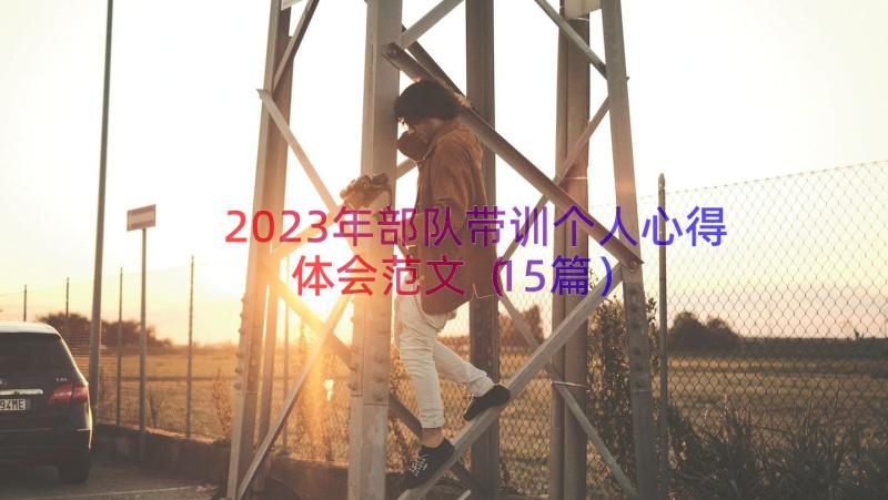 2023年部队带训个人心得体会范文（15篇）