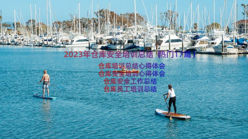 2023年仓库安全培训总结（热门17篇）