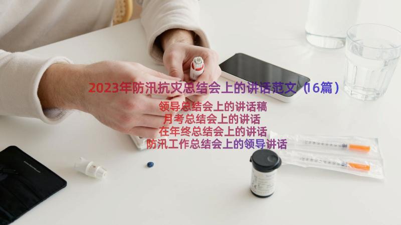 2023年防汛抗灾总结会上的讲话范文（16篇）