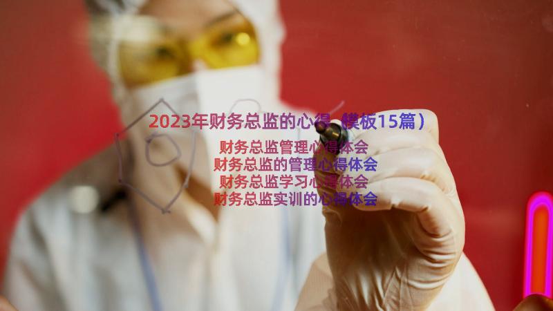 2023年财务总监的心得（模板15篇）