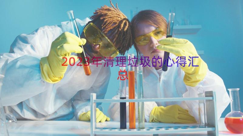 2023年清理垃圾的心得（汇总16篇）