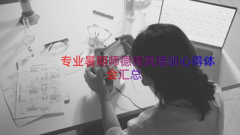 专业暑期师德师风培训心得体会（汇总19篇）