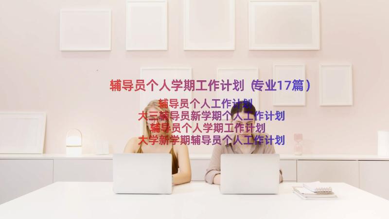 辅导员个人学期工作计划（专业17篇）