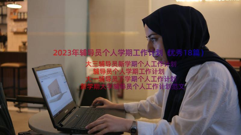 2023年辅导员个人学期工作计划（优秀18篇）