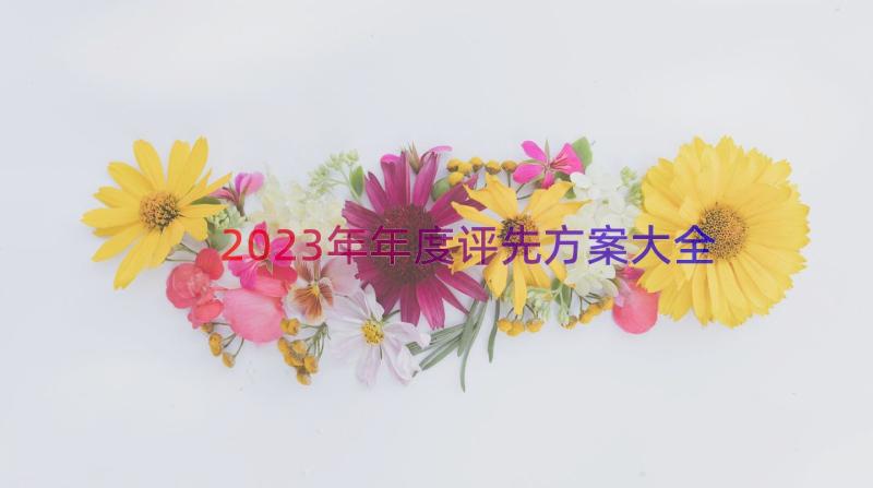 2023年年度评先方案大全（15篇）