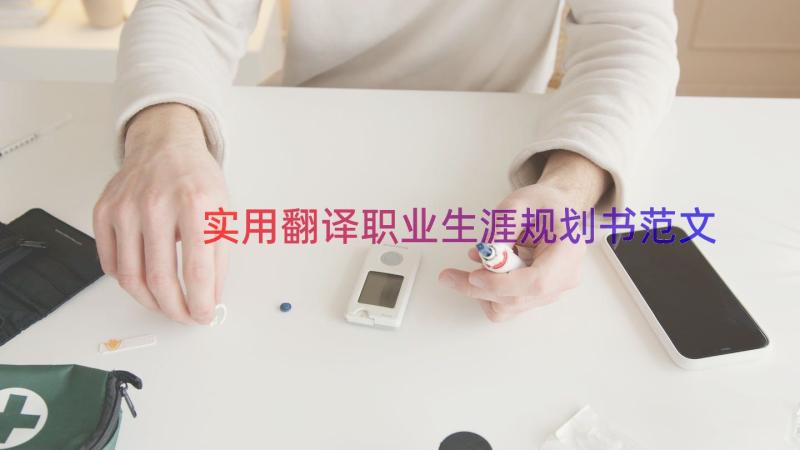 实用翻译职业生涯规划书范文（15篇）