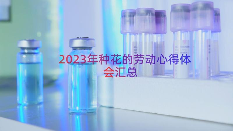 2023年种花的劳动心得体会（汇总15篇）