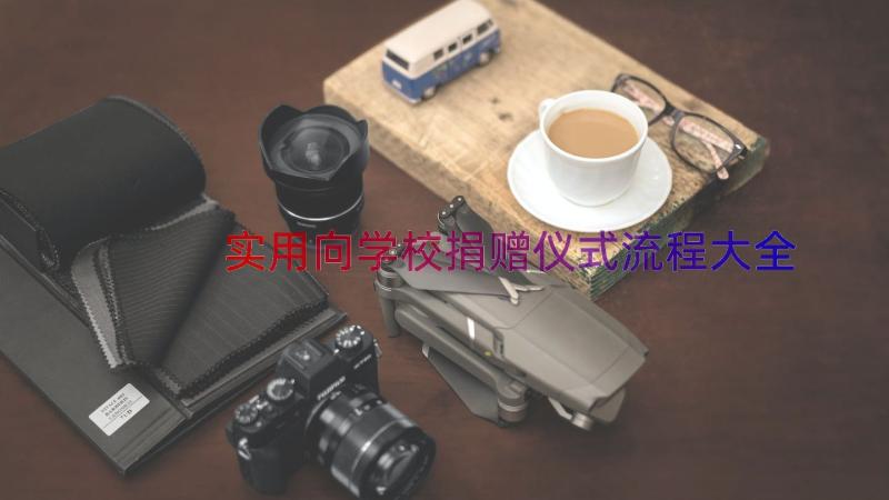 实用向学校捐赠仪式流程大全（14篇）