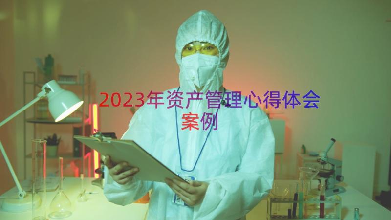 2023年资产管理心得体会（案例13篇）