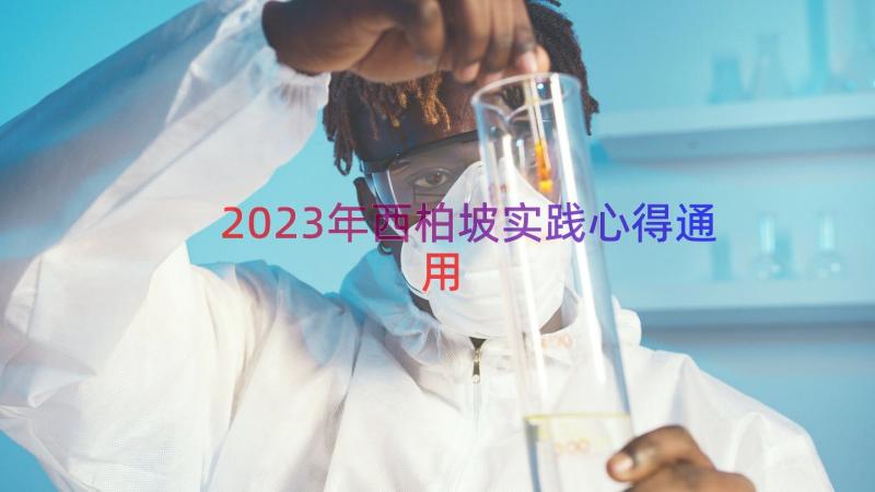 2023年西柏坡实践心得（通用18篇）