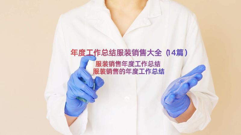 年度工作总结服装销售大全（14篇）